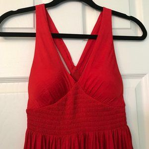 Urban Outfitters Red Midi Dress